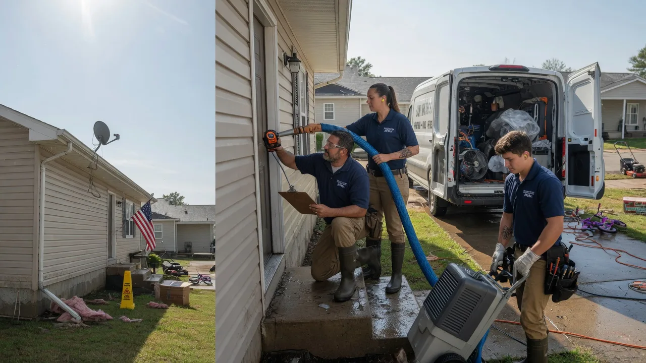 Ceiling Water Damage Restoration in Conklin, NY near me